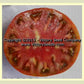 'Dwarf Mahogany' tomato slice.