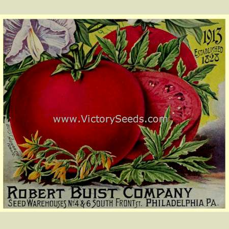 From the cover of Robert Buist's 1913 seed catalog and almanac.