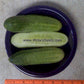 'Rhinish Pickle' cucumbers ready for fresh eating.