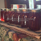 Some freshly canned jars of sweet pepper jelly made from 'Neapolitan' peppers.
