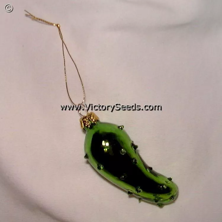 Traditional Glass Pickle Ornament