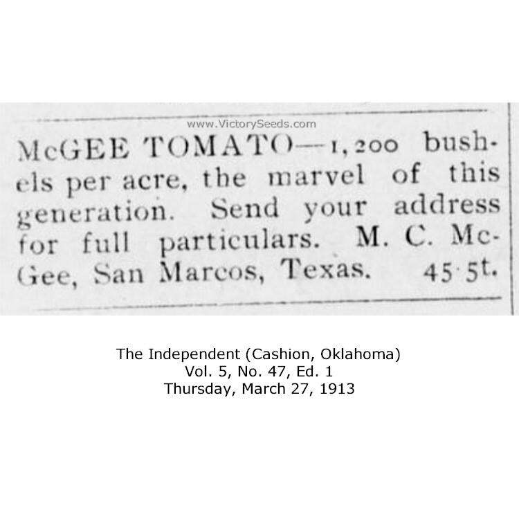 McGee Tomato