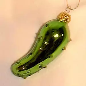 Traditional Glass Pickle Ornament