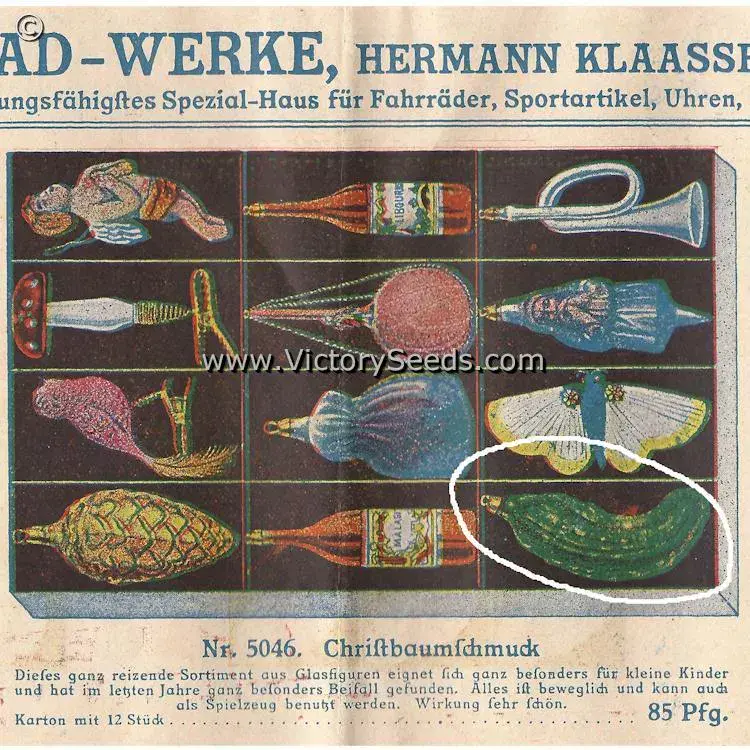 Traditional Glass Pickle Ornament