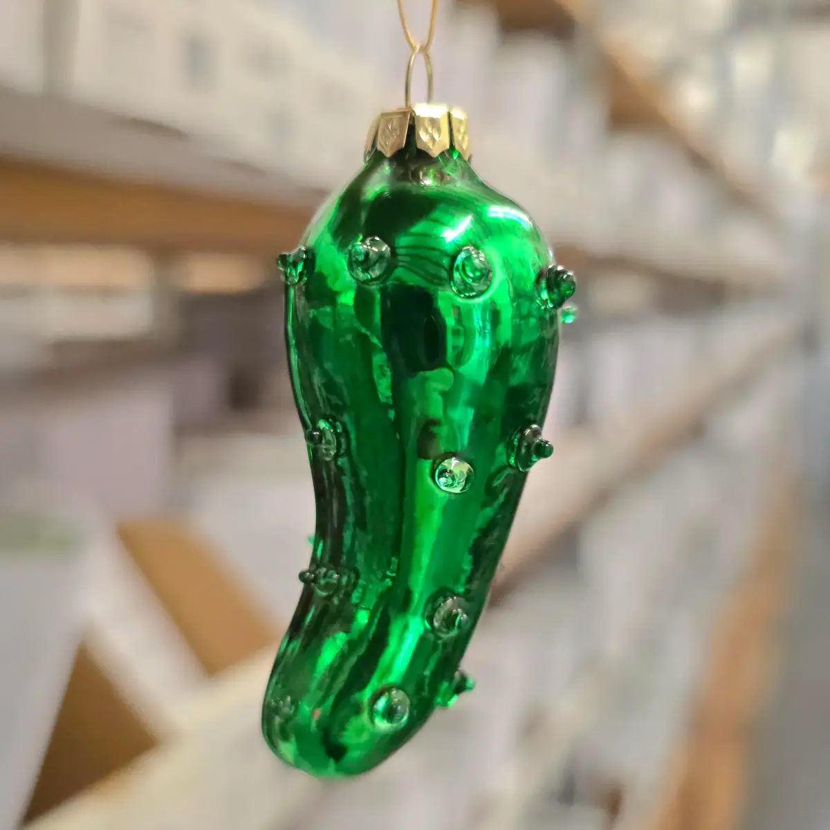 Traditional Glass Pickle Ornament