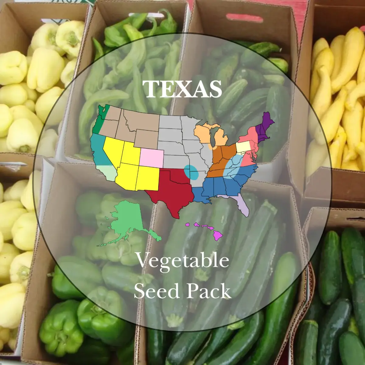 Texas Vegetable Garden Pack