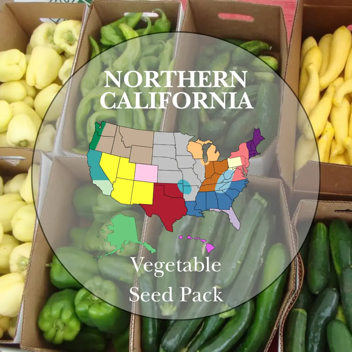 Northern California Vegetable Garden Pack